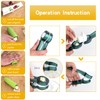 Garlic Press,Mince,And Slice Garlic, 2 in 1 Garlic Press with
