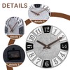 BORDEAG 30 cm Large Wall Clock, Wall Clock Without Ticking