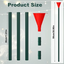 Christmas Tree Watering Funnel, Christmas Tree Watering System Xmas Tree Watering Devices Christmas Tree Watering Tool Accessories with Long Funnel Spout for Indoor and Outdoor Trees