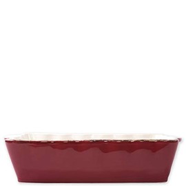 Vietri Italian Bakers Red Large Rectangular Baker