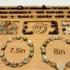 NOAVAOL Bead Boards for Jewelry Making, Combi Bamboo Beading Board