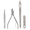 19pcs Manicure Pedicure Nail Clippers Set Stainless Steel Acne Removal