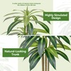 JiaoBaba Artificial Dracaena Tree 4.3FT Dracaena Artificial Plant with Natural