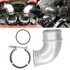90 Degree Turbo Intake Elbow Air Transfer Pipe with Clamp