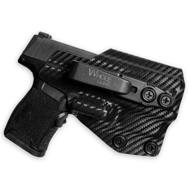 IWB Tuckable Claw Holster - Inside The Waistband - Red Dot Ready fits Sig P365 with Lima Laser (Carbon Fiber, Right)