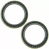 Timken (2) TIMKEN Rear 10.5 Axle Wheel Bearing Seal Left