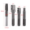 HilBeliFU 4Pcs SDS Plus Adapter Set, 1/4 3/8 1/2in SDS