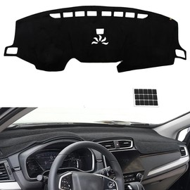 TUCAREST Dashboard Cover Dash Fit for 2017 2018 2019 2020 2021 2022 Honda CRV Flannel Nonslip Car Dash Board Mat Sunshade No-Glare and Slip Pad Carpet Sunshield Protector (Without for HUD)