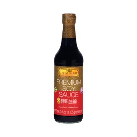 Lee Kum Kee Premuim Soy Sauce (16.9 oz - 1 Pack), No Added Preservatives, Rich Umami Flavor, All-Purpose Seasoning, Perfect for Marinades, Stir-Fry, Stews, Gravy, and Dipping Sauces