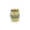 LTWFITTING Brass BSP Pipe Fitting 1/2-Inch Female BSPP Coupling Water Boat (Pack of 5)