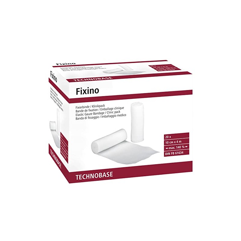 Elastic Gauze Bandage Fixino 20 pieces per box 4m 10cm