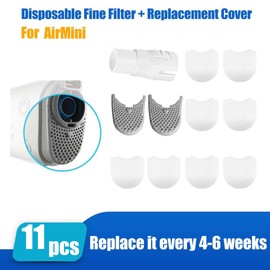 Disposable Fine Filter and Replacement Cover for AirMini Machine-for Travel Use and Easy to Replace