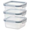 IKEA 365+ Square Food Storage Trio Leftover Heroes Lids Included