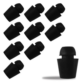 Tobenbone 10PCS Car Door Bumper Stopper Absorber, Front/Rear Car Door Protector Edge Guards, Universal Rubber Auto Door Dampers Buffer Pads, Door Side Protection Car Accessories(Black)