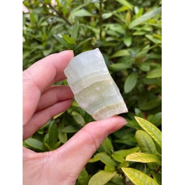 GAF TREASURES 1 Pound Pistachio Calcite Rough, Natural Aura Calcite Stones - Raw Calcite Pistachio Rock for Decor, Tumbling, Cabbing, Polishing, Fountain Rocks, Wicca, and Reiki (Pistachio Calcite)