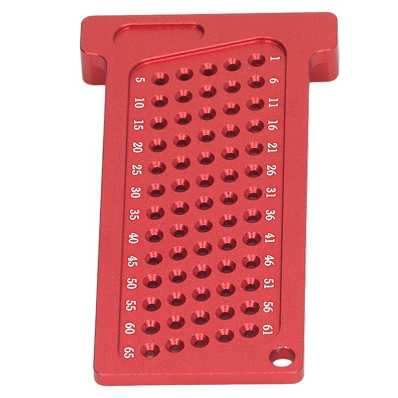 65mm Woodworking Hole Positioning Scribing Gauge Aluminum Alloy Portable Scriber
