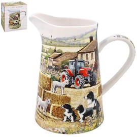 The Leonardo Collection Collie & Sheep Jug Macneil Studios for Home & Office | Stylish Cream & Milk Jug for Multiple Use in Kitchen | Ideal Ceramic or Glass Jug for Cream, Gravy & Home Décor
