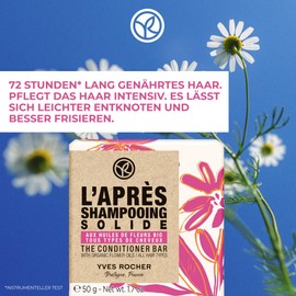 Yves Rocher I Love My Planet Solid Conditioner 75 g | 72 Hours of Nourished Hair