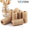 YZSFIRM 1.5mm 656ft Natural Jute Garden Rope - 2 Roll