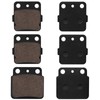 Cnornus Motorcycle Brake Pads Front and Rear for Suzuki LTZ