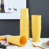 Plastic Cups, Pack of 8, Coffee Cups, 450 ml, Unbreakable