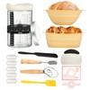 Gärkörbchen zum Brotbacken Set - Sauerteig Starter Set - Brot