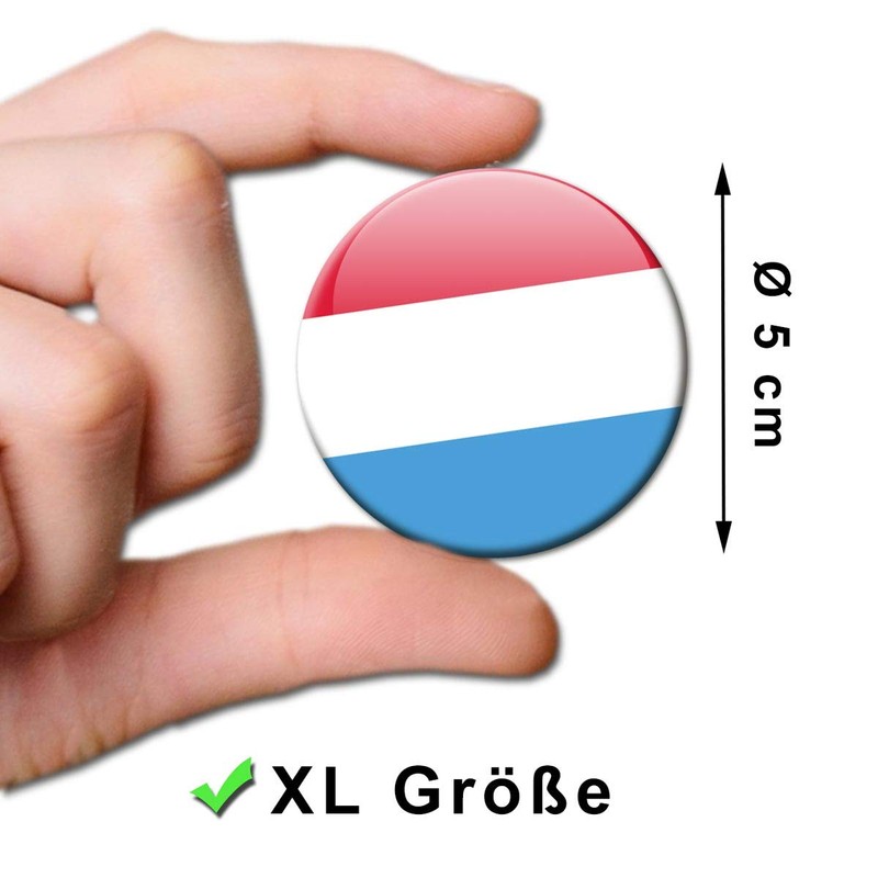 Luxembourg Flags Fridge Magnet Countries Travel Souvenir Flag Fridge Magnet