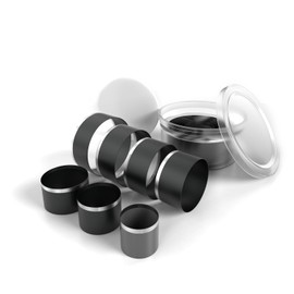 Akso Aoyupe 7 Pcs Leather Circular Cutting Tool Set, High Carbon Steel Circular Leather Cutting Mold - DIY Craft Punching Tool Kit, Including Nylon Pad Partition, Storage Box