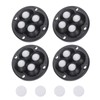 uxcell 4 Pcs Self Adhesive Caster Wheels, 360 Degree Rotation