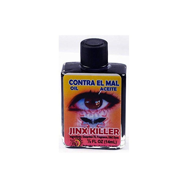 6 Pieces BRYBRADAN Jinx Killer Oil/Contra EL MAL ACEITE 1/2