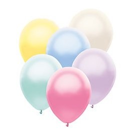 11" Light Pearl Assorted Balloons Pkg 100