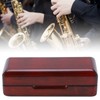 Solid Wood Mouthpiece Case Box Portable Storage for Sax Musical