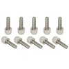 sourcing map 10 Pcs Computer Case Thumb Screws, M4x14 Thread