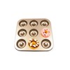 Non Stick Donut Mould 9-Cavity Cupcake Tins Carbon Steel Baking