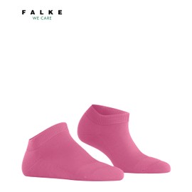 FALKE Women's ClimaWool Trainer Socks Breathable Climate Regulating Odour-Inhibiting Wool Lyocell Very Durable Reinforced Elegant Fine Ultra Light Feel on the Skin 1 Pair, Pink Candy 8052, 39-40