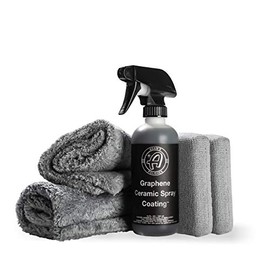 Adamâs UV Graphene Ceramic Spray Coating â A True Graphene Spray W/UV Tracer Technology - Easy-to-Use & Stronger Than Car Wax Polish or Top Coat Polymer Paint Sealant for Car, Boat, RV, Truck (Combo)