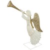 Northlight Lighted Glittered Trumpeting Angel Outdoor Christmas Decoration - 48"