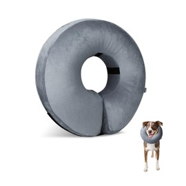 YZROHYI Inflatable Collar Dog Protective Collar, Dog Collar Leak Protection, Cat Collar, Adjustable Collar for Dogs After Surgery, Recovery Collar Soft Collar for Puppies S