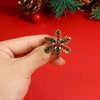 LOLIAS Christmas Brooch Pin for Women Girls Snowflake Christmas Bell