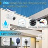 JIAXIZ Solar Security Outdoor Motion Sensor, Dummy Camera IP66 Waterproof,