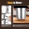 HAPPCUCOE Stainless Steel Airtight Canister for Kitchen,Food Storage Containers, Rice