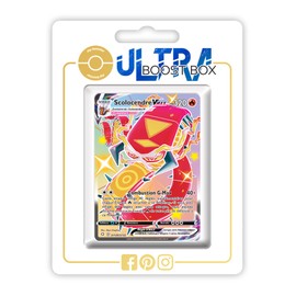 Scolocendre VMAX (Infernopod VMAX) SV109/SV122 Iridescent Secret Full Art - Myboost X Epée et Bouclier 4.5 Destinées Radieuses - Box of 10 French Pokémon Cards
