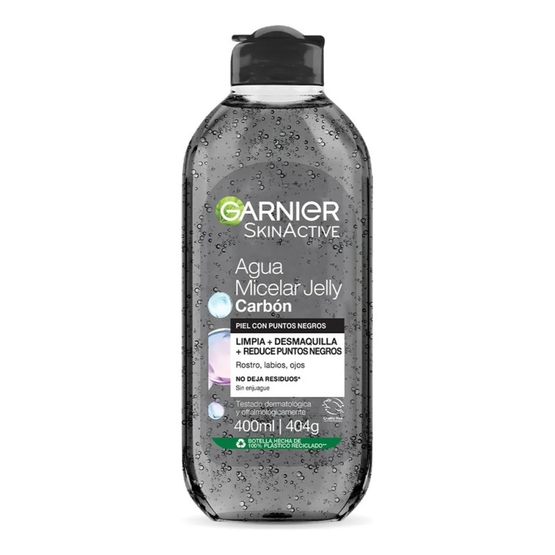 Agua Micelar Jelly Carbón Facial 400 ml Garnier