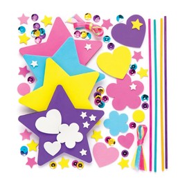 Baker Ross AW278 Magic Wand Kits (Pack of 4), Assorted