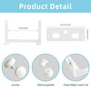 Double Socket Speaker Shelf, Outlet Shelf Wall Holder for Kitchen