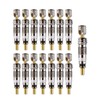 REQAG Presta Valve Cores, 15 Pieces, Iron Copper, for Bicycle