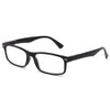 Gafas unisex translúcidas de diseño simple sin logotipo, gafas transparentes
