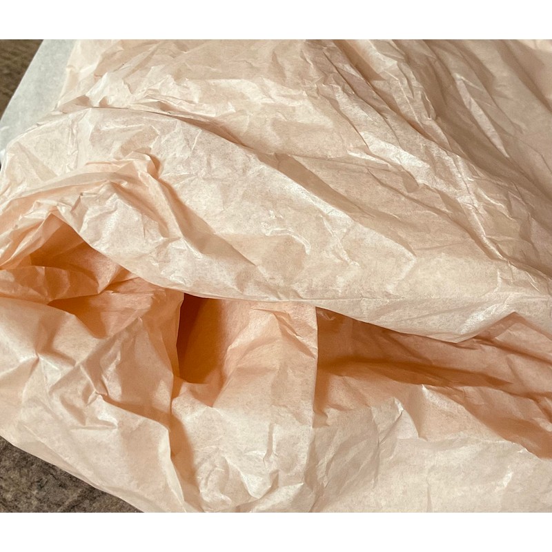 InsideMyNest Muted Neutral Tissue Paper Sheets Shred Packaging Box Filler