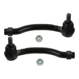 Detroit Axle - Front Outer Tie Rod Ends Replacement for 2007-2013 Acura MDX - [2010-2013 Acura ZDX] - 2009-2015 Honda Pilot - 2pc Set