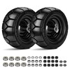 11x6.00-5 Flat Free Tire,2 Pack 11x6.00-5 Tires for Zero Turn